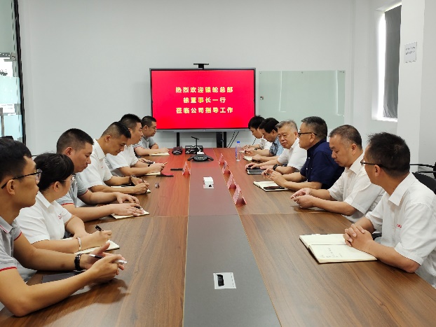 徐小敏董事长带队视察广西银轮